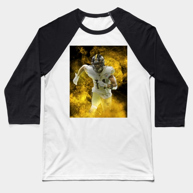 George Pickens Pittsburgh Sports Art Baseball T-Shirt by JRoseGraphics